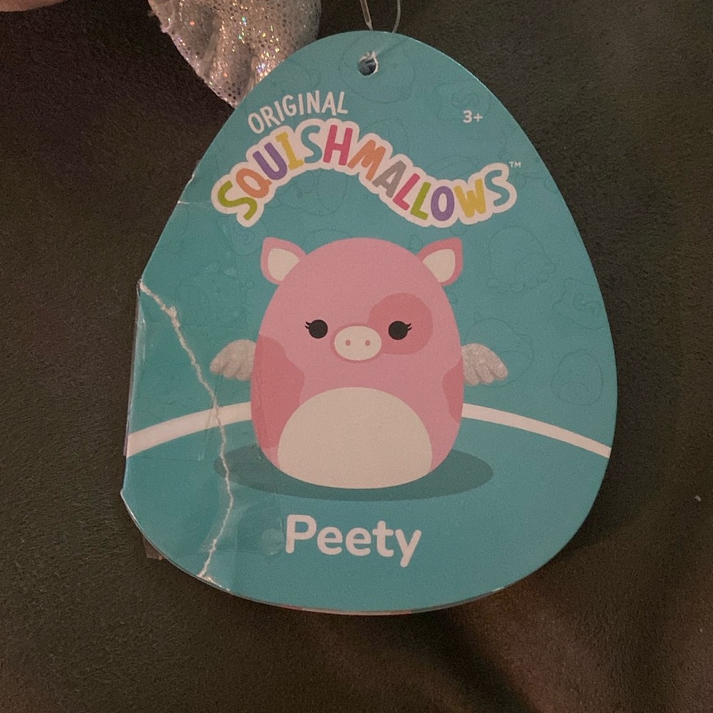 Squishmallows Peety flying pig stuffed plush - Picture 4 of 6